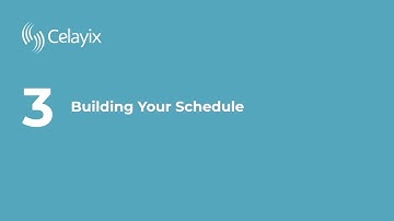 Building Your Schedule