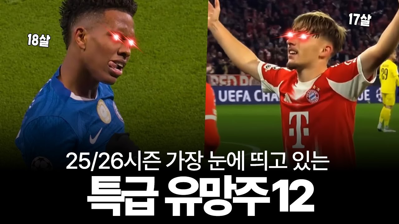 25/26시즌 가장 눈에 띄는 특급 유망주 12