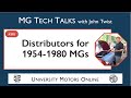 395 MG Tech | Distributors for 1954-1980 MGs