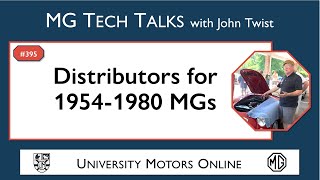 395 MG Tech | Distributors for 1954-1980 MGs