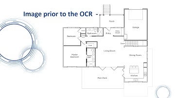 Machine Learning Powered Optical Character Recognition - Floor Plan