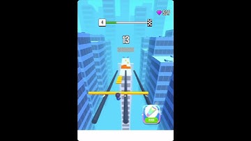 Roof Rails - all levels walkthrough gameplay | level 4 #shorts