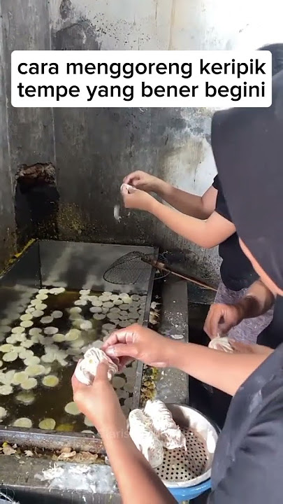 HOW TO FRY TEMPE CHIPS PROPERLY LIKE THIS #shorts