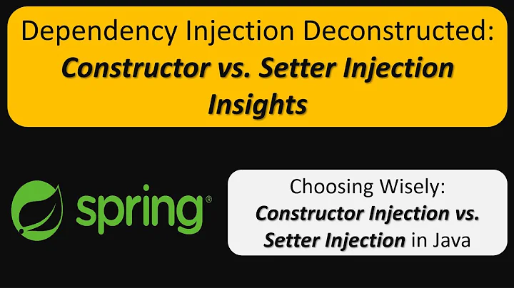What is the difference between constructor injection and setter injection?_V5