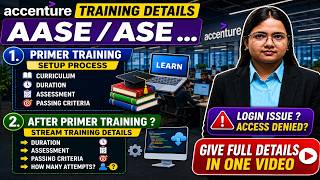 Accenture Training Details | Primer Training & Assessment | Job Readiness Training & Assessment
