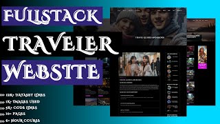 Unlock Success: Building the Biggest Website of 2023 with React.js with 12k+ lines |Traveler Website