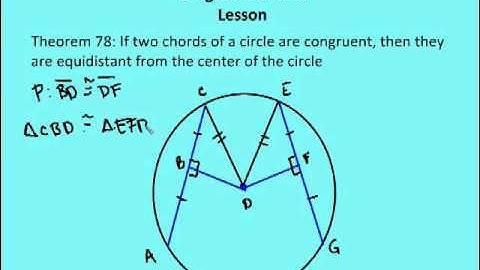 10.2 Congruent Chords (Lesson)