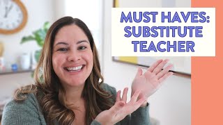My 5 'Must Haves' as a Substitute Teachers // What's in My Substitute Teacher Bag? 2022