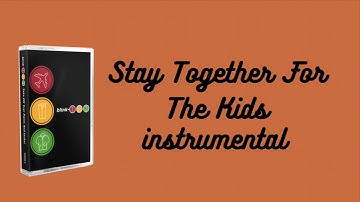 Blink 182 - Stay Together For The Kids (Official Instrumental) #instrumental #blink182