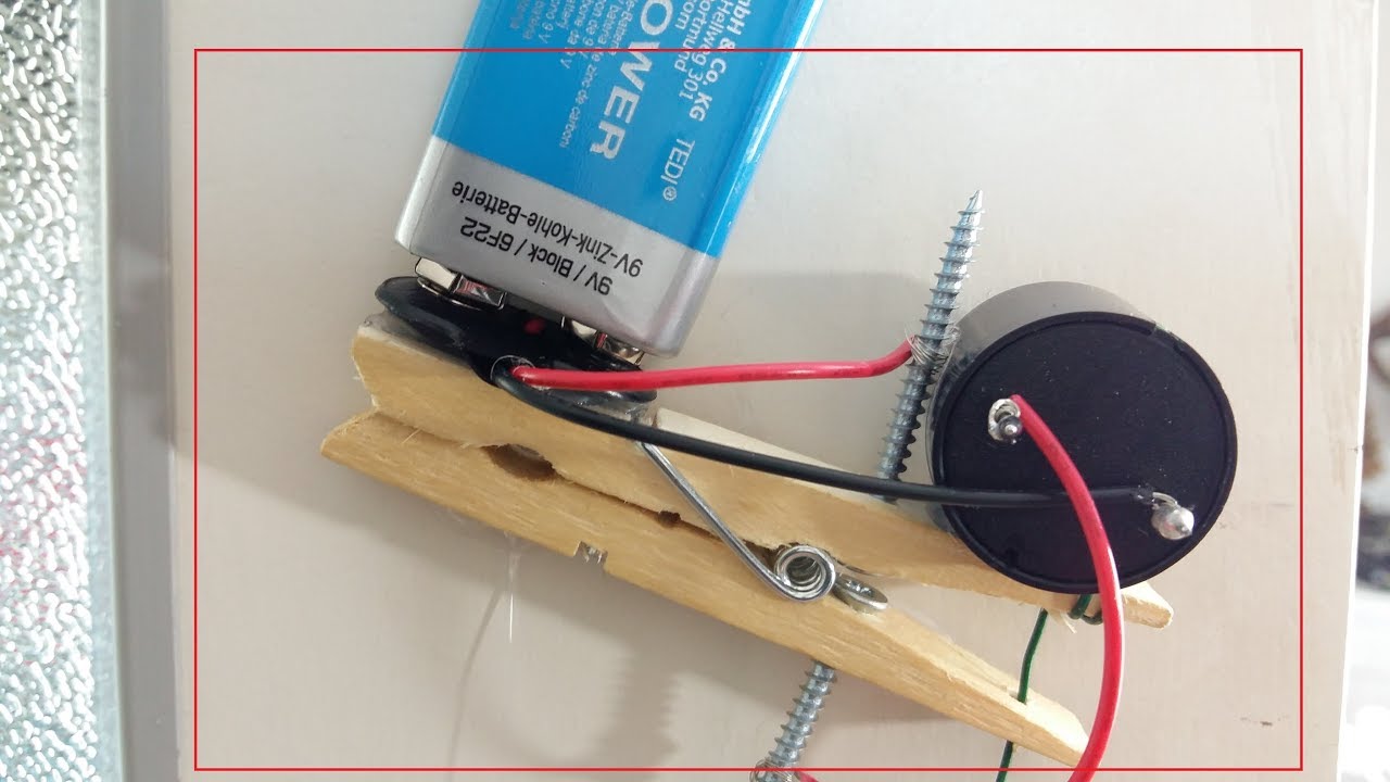 How to Make a Door Alarm YouTube