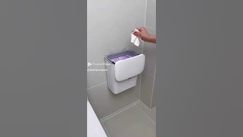 Thùng rác treo tường #HangMoiVe