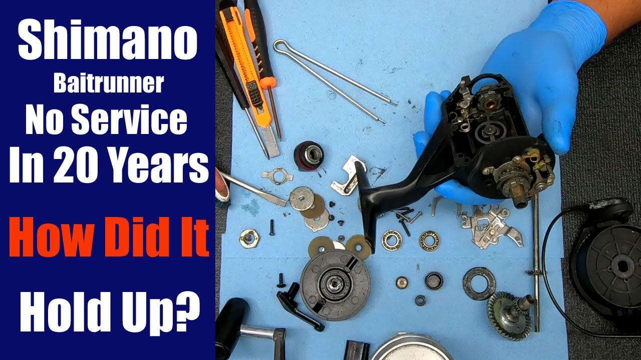 20 Years No Service - Shimano Baitrunner 6500 Examination 