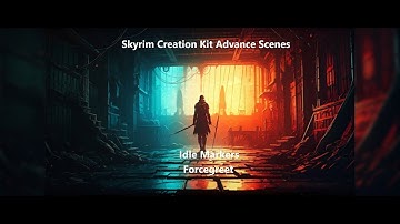 Skyrim Creation Kit How to Use Idle Markers for Dynamic Scenes #skyrimmods#creationkit#tutorial