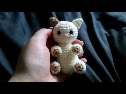 Tuto porte clés chat amigurumi 