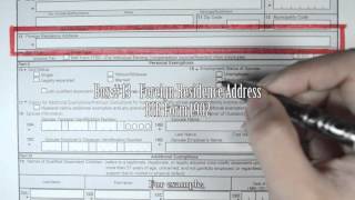 Box#13 - Foreign Residence Address, BIR Form 1902