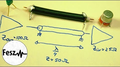 Quarter wavelength impedance matching (1/2)