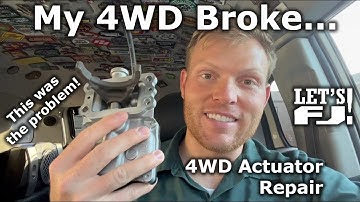Toyota 4WD Actuator Replacement - FJ Cruiser - ADD Actuator for Tacoma, 4Runner, Etc.