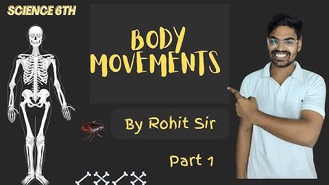 Class 6 Science chapter 5 Body movements NCERT 2023