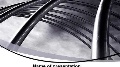 Free Arch PowerPoint Template by PoweredTemplate.com