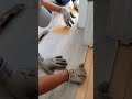 How to install vinyl plank around doors