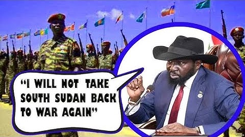 PRESIDENT SALVA KIIR MAYARDIT " I will not take South Sudan back to war again" official Hd video...