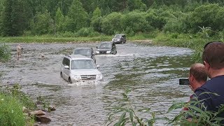 Паджеро в Айгир с Патриотами