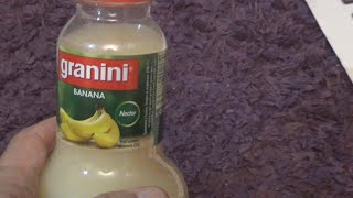 Unboxing and test of Granini Banana Fruit Juice Drink 1 Litre