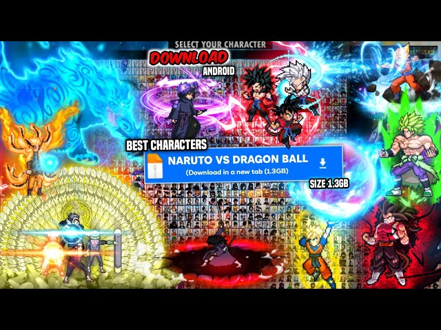 RELEASE‼️Naruto Vs Dragon Ball Mugen Android 2024 (Size 1.3GB) BEST All Characters [ANDROID-OFFLINE] class=