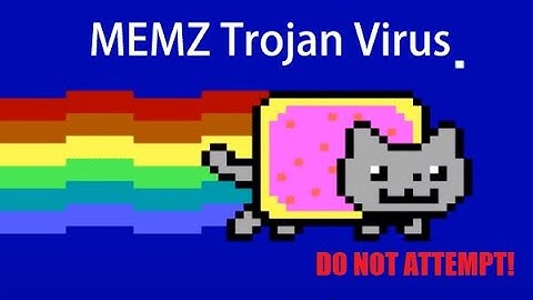 Running MEMZ Trojan on real hardware (destructive, do not try!)