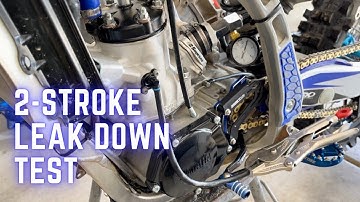2 Stroke Leak Down Test | Where To Find Air Leaks | YZ250