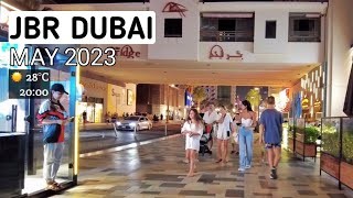 Dubai Night Walk 4K | Jumeirah Beach Residence | United Arab Emirates 🇦🇪