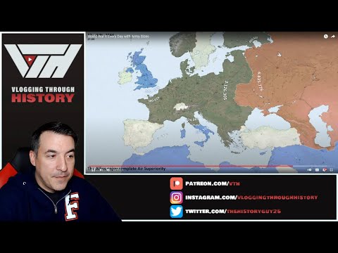 WW2 Every Day With Army Sizes - Historian Reaction