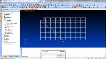 FEMAP Move Merge Nodes - Video Tip by Structural Mechanics Corporation