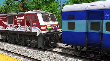 Trains Crossing Bumpy Forked Railways 💔 Journey