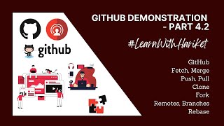 Live Demonstration (GitHub) - Part 4.2 | Git, GitHub and Opensource | Hariket Sukesh Kumar Sheth