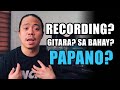 How to record guitars at home tutorial tagalog
