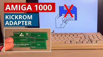 Commodore Amiga 1000 kickstart rom modification - Say bye to the kickstart floppy disk