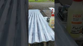 Galvanized steel aging step 3