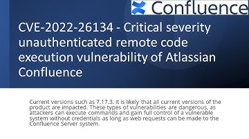 CVE-2022-26134 Zero-Day Exploitation of Atlassian Confluence vulnerability 👍