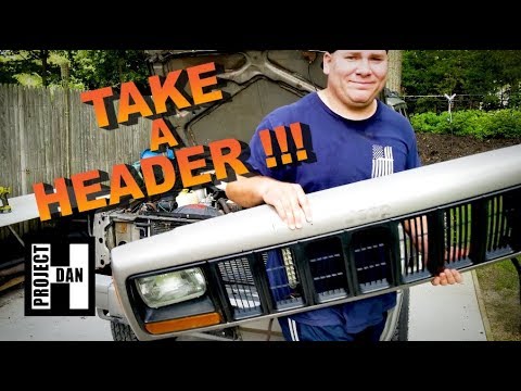 JEEP XJ HEADER PANEL REMOVAL FOR 1997-2001 CHEROKEES - YouTube