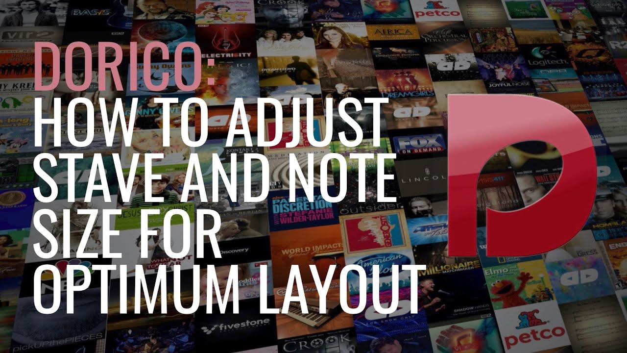 Dorico How to adjust stave and note size for optimum page layout