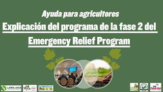Ayuda para agricultores: Explicación del programa de la fase 2 del Emergency Relief Program (ERP)