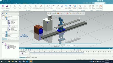 [Tecnomatix Process Simulate] Mô phỏng Robotics hàn hồ quang.