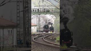 Steam Train Race Up The Tharandt Incline #Locomotive #Railway