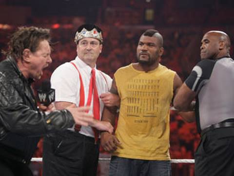 Raw: "The A-Team" engage in a "rowdy" encounter