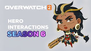 Overwatch 2 | Hero Interactions: Season 6