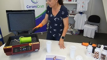 Sublimation of a Double Walled Polymer Travel Mug with a 3D Vacuum Press