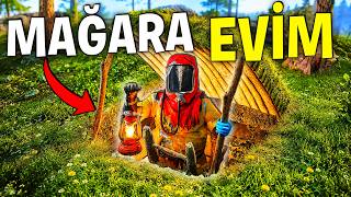 48 SAAT BOYUNCA YERALTI MAĞARA EVİNDE YAŞADIK ! (RAİD YEMEK İMKANSIZ) Rust Türkçe