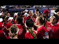 Utah's Ellessa Bonstrom thanks the game of softball