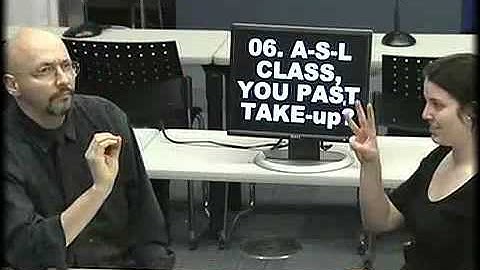 American Sign Language (ASL) Lesson 10